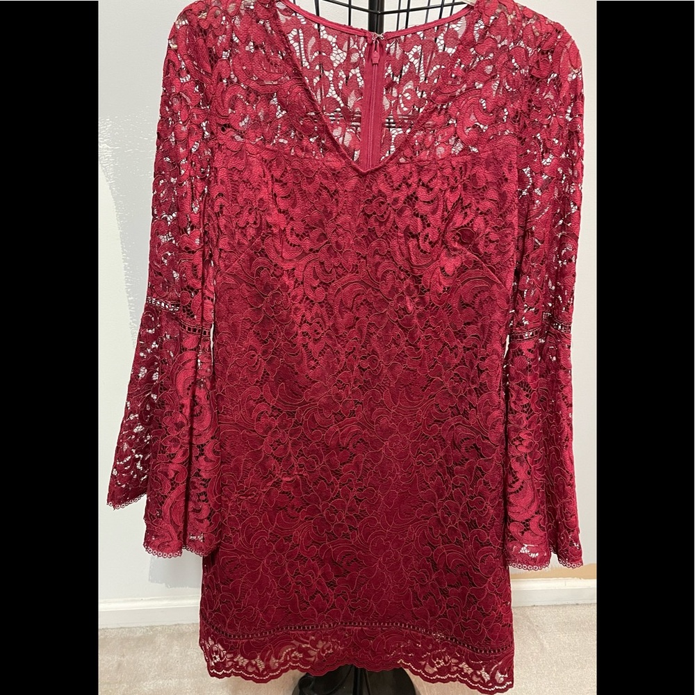 White House Black Market Bell Sleeve Dress